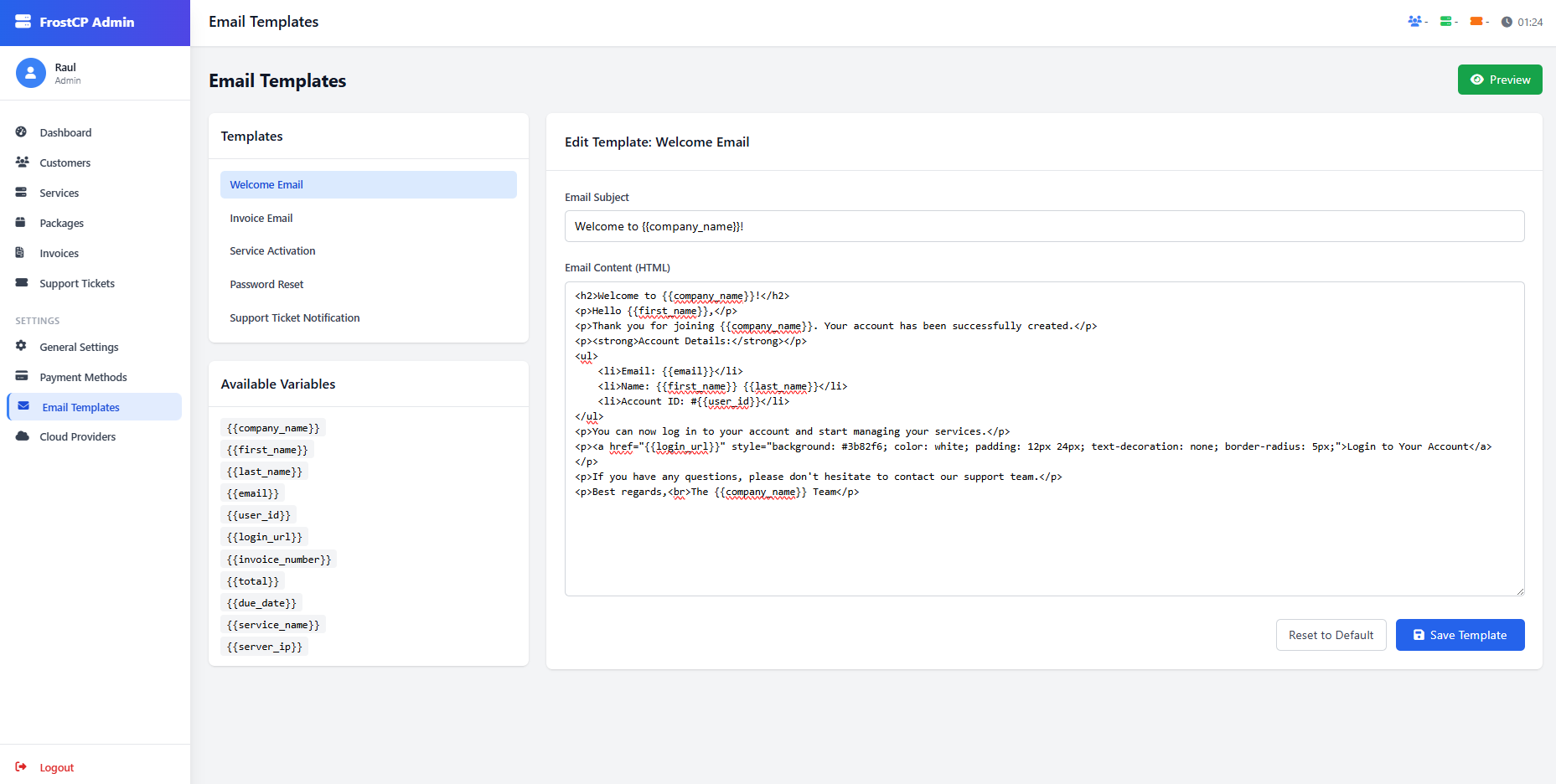 Email Templates